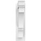 Ekena Millwork Balboa Architectural Grade PVC Outlooker with Traditional Ends, 5"W X 20"D X 20"H OUTP05X20X20BOA01 - alternate 4